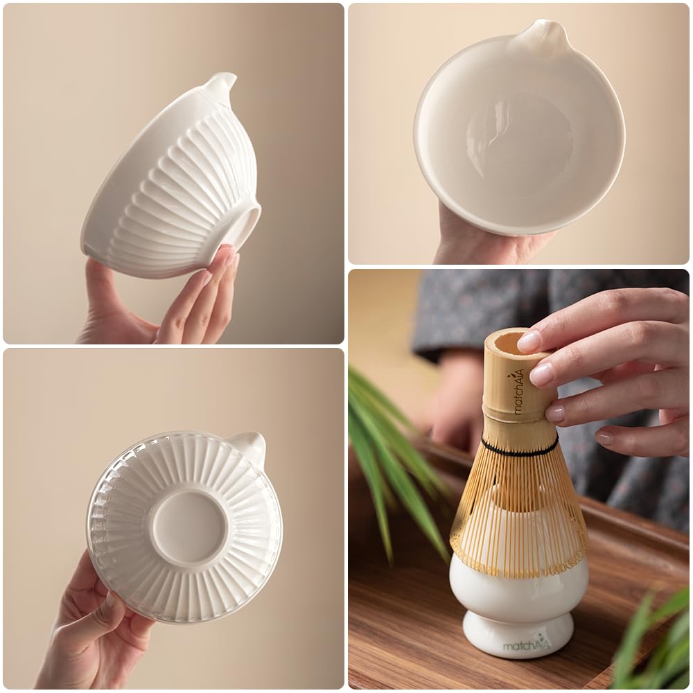 Petal Line Matcha Whisk 6pc/2pc Set