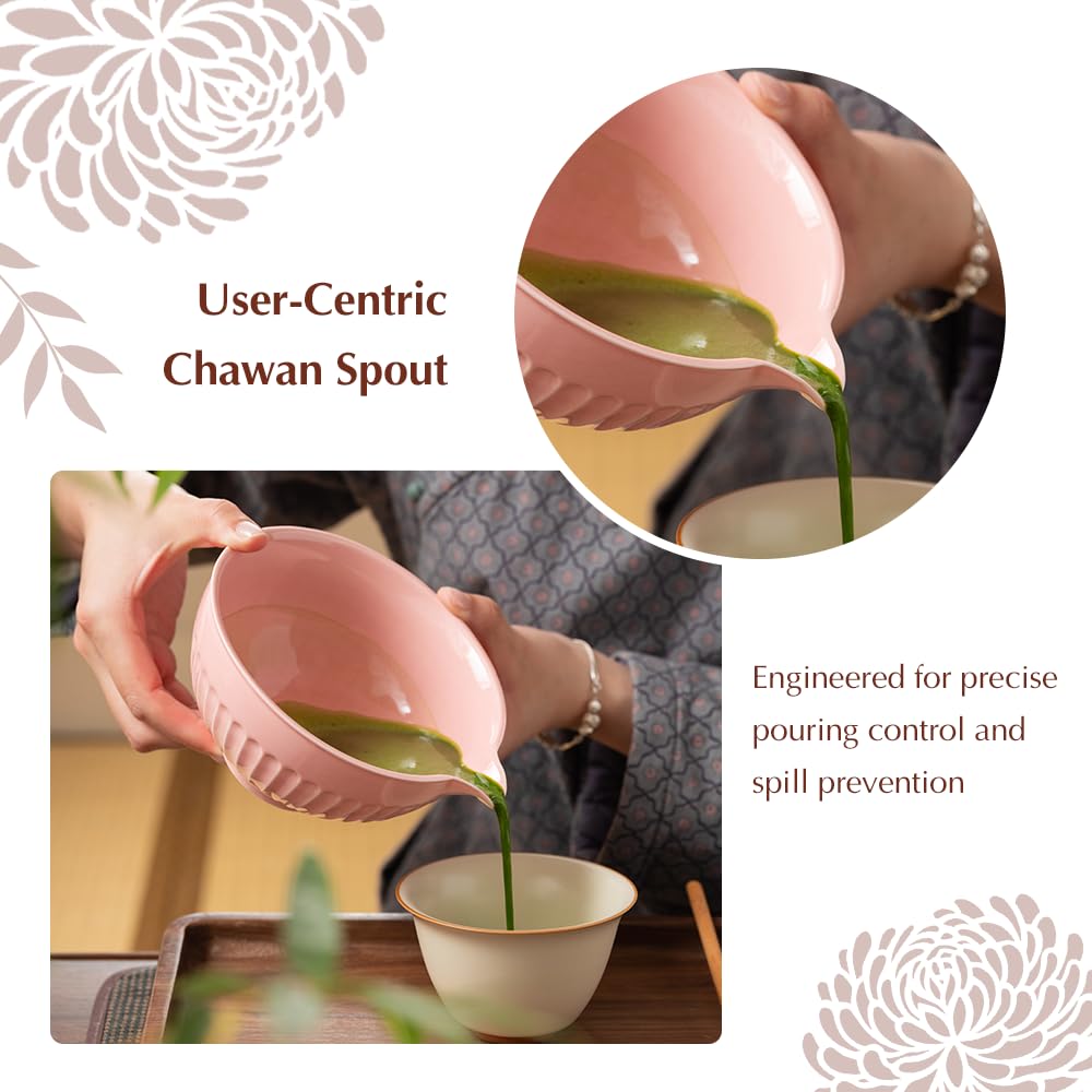 Petal Line Matcha Whisk 6pc/2pc Set