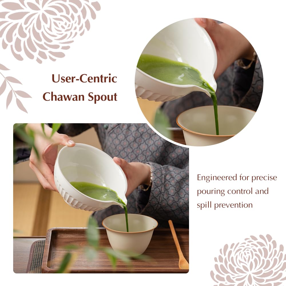 Petal Line Matcha Whisk 6pc/2pc Set