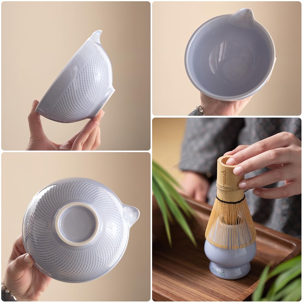 Shellwave 2 Pcs Matcha Set - Matcha Bowl and Whisk Holder