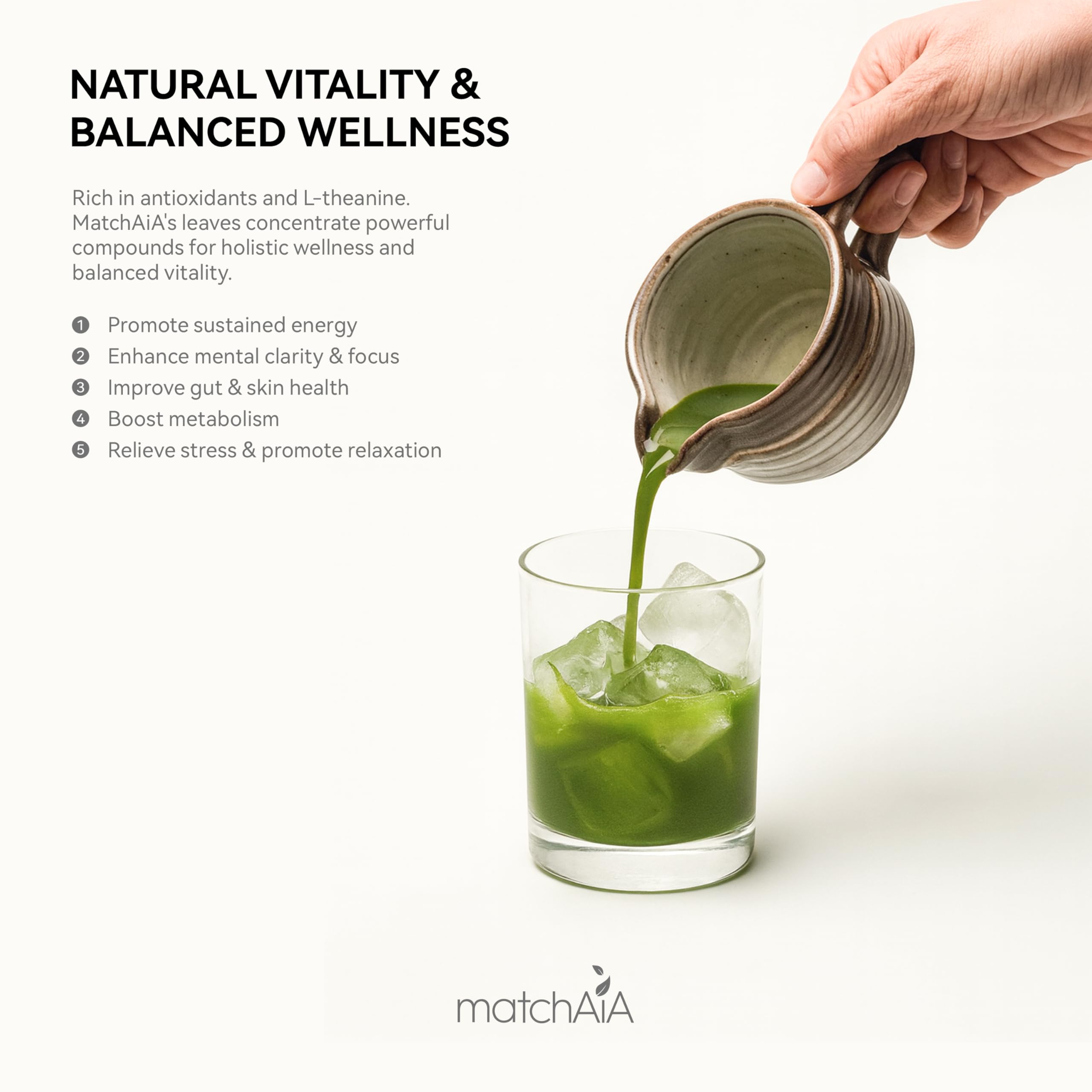 MatchAiA Organic Matcha Green Tea Powder - Premium Culinary Grade, USDA Certified, 100% Pure - Perfect for Lattes, Smoothies, Desserts and Baking - Sugar Free, Gluten Free (350g / 12.3oz Tin) matchaia