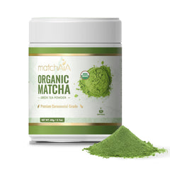 MatchAiA Organic Ceremonial Matcha Green Tea Powder - Premium Ceremonial Grade, First Spring Harvest, USDA Certified, 100% Pure - Sugar Free, Gluten Free