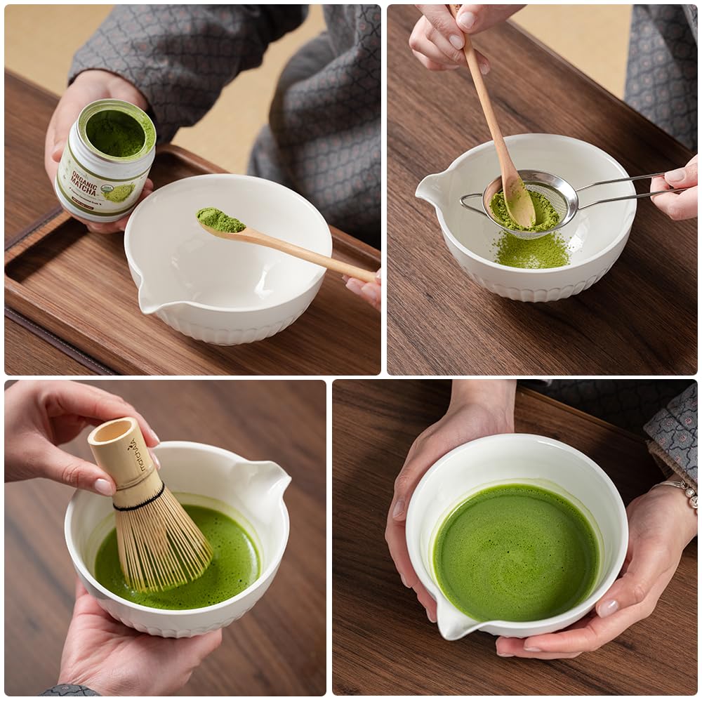 Petal Line Matcha Whisk 6pc/2pc Set