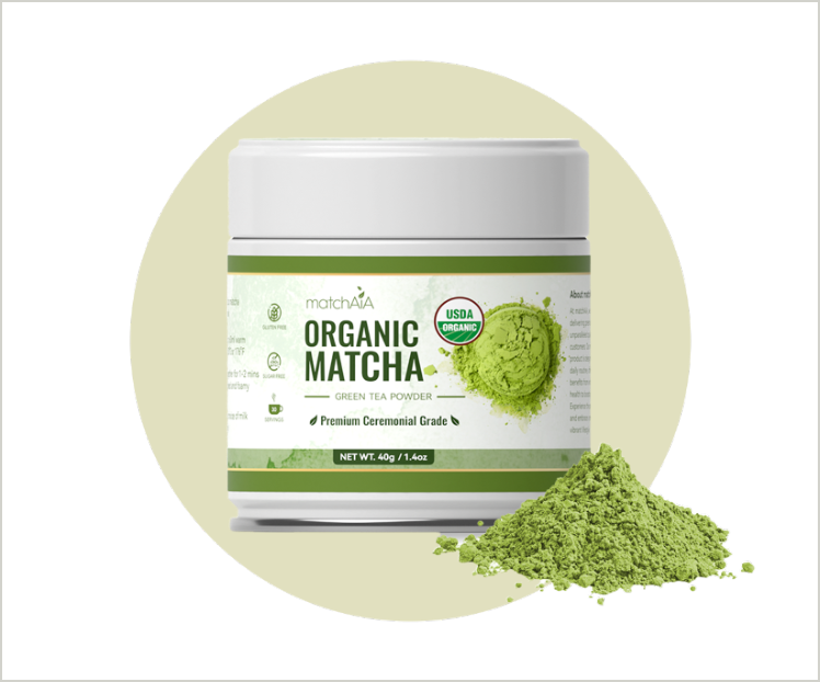 Premium Ceremonial Grade Organic Matcha Powder (40g / 1.4oz Tin Can)