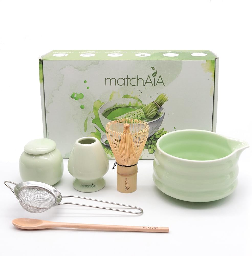 GlassyZen 6 Pcs Essential Matcha Set