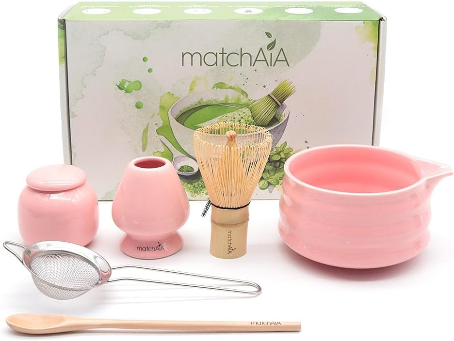 GlassyZen 6 Pcs Essential Matcha Set