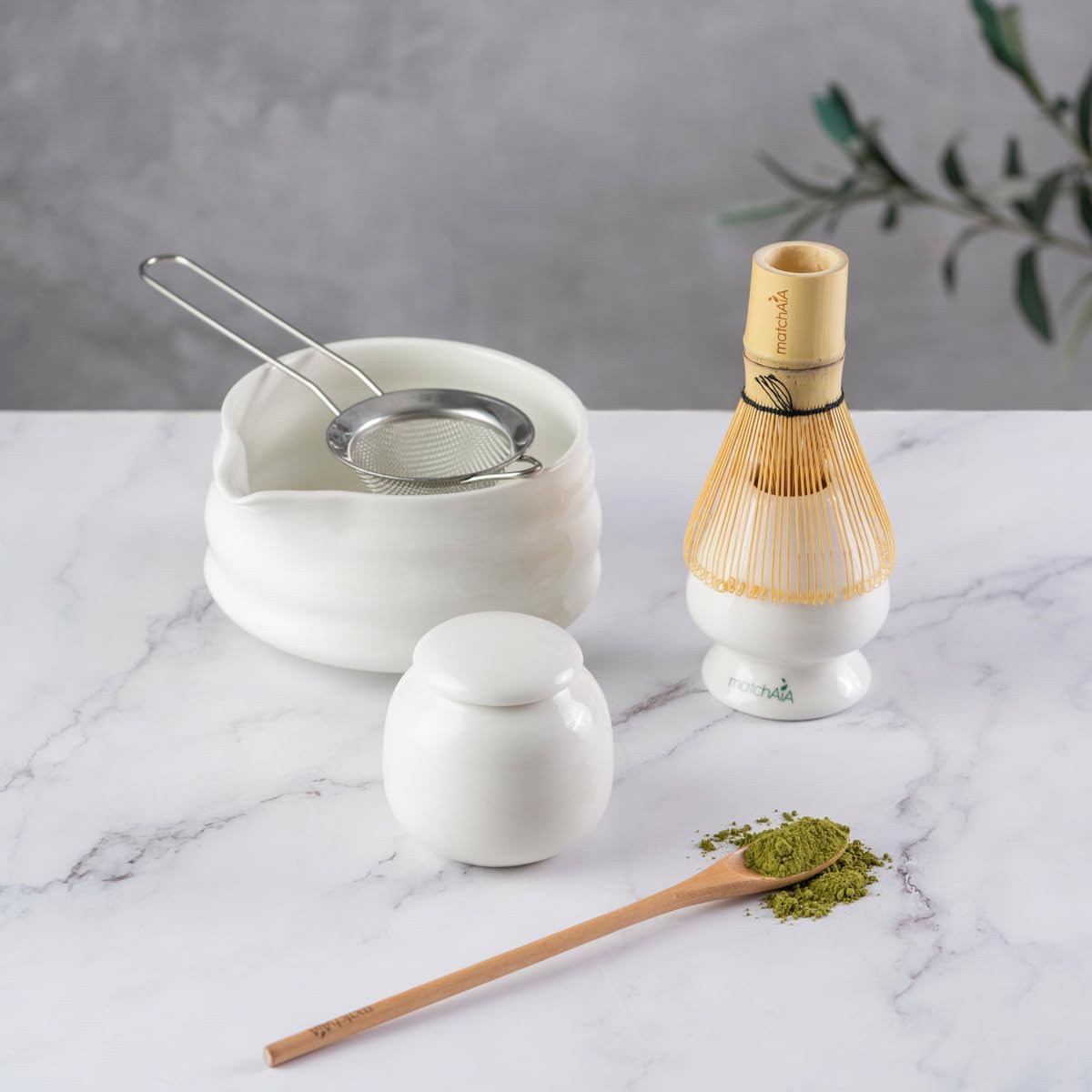 GlassyZen 6 Pcs Essential Matcha Set